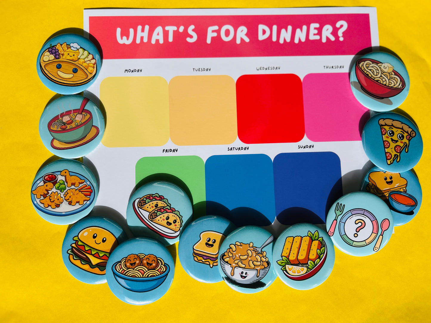Mix & Match Magnet Sheet and Food Magnets